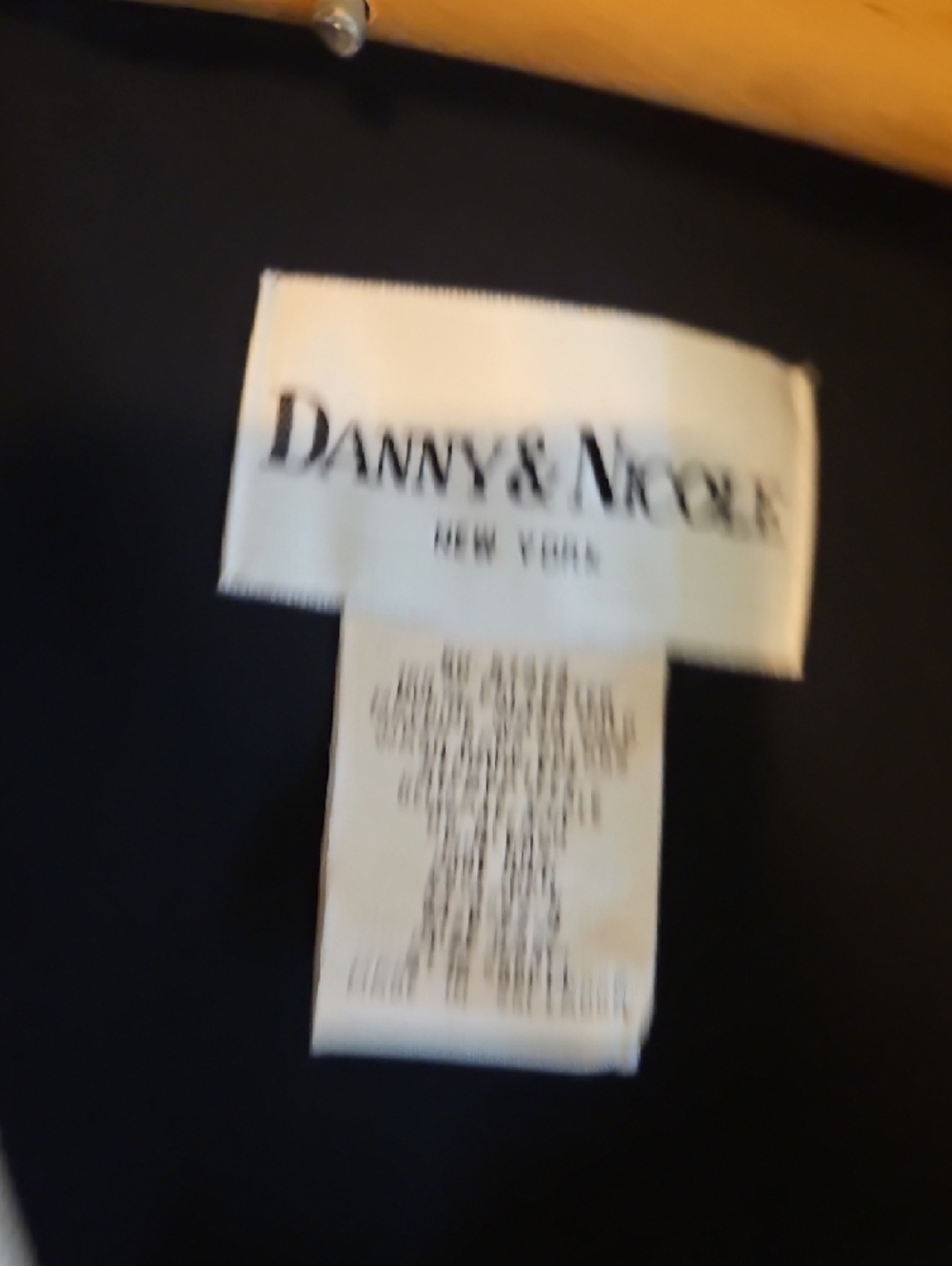 Danny & Nicole Dark Navy Dress with White Trim - Picture 3 of 6